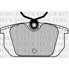 BBP1534 BORG & BECK Комплект тормозных колодок, дисковый тормоз
