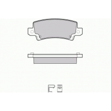 12-1070 E.T.F. Комплект тормозных колодок, дисковый тормоз