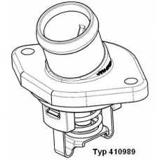 410989.87D WAHLER Термостат, охлаждающая жидкость