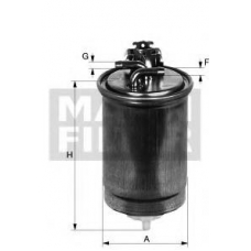 WK 853/9 MANN-FILTER Топливный фильтр