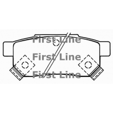 FBP3146 FIRST LINE Комплект тормозных колодок, дисковый тормоз