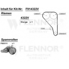 F914297 FLENNOR Комплект ремня грм