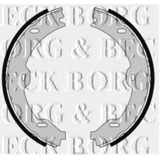 BBS6393 BORG & BECK Комплект тормозных колодок