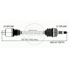 RN-8-29-218A InterParts Приводной вал