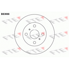 BS3698 FTE Тормозной диск