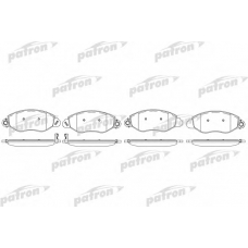 PBP1461 PATRON Комплект тормозных колодок, дисковый тормоз