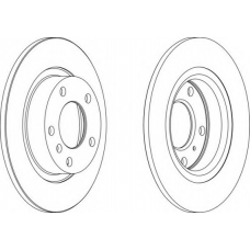 DDF1651-1 FERODO Тормозной диск