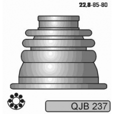 QJB237 QUINTON HAZELL Комплект пылника, приводной вал