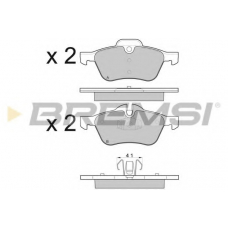 BP2995 BREMSI Комплект тормозных колодок, дисковый тормоз