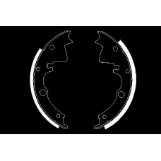 0 986 487 434 BOSCH Комплект тормозных колодок