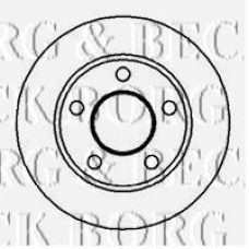 BBD4125 BORG & BECK Тормозной диск