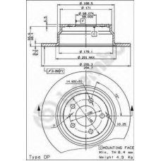 BS 7481 BRECO Тормозной диск