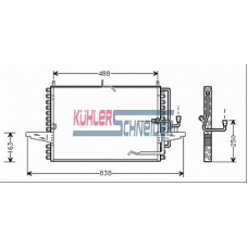 1820231 KUHLER SCHNEIDER Конденсатор, кондиционер