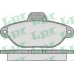 05P464 LPR Комплект тормозных колодок, дисковый тормоз