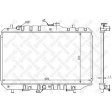 10-26265-SX STELLOX Радиатор, охлаждение двигателя