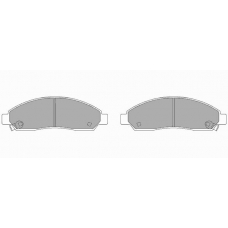 1011 SIMER Комплект тормозных колодок, дисковый тормоз