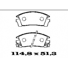BL1379A2 FTE Комплект тормозных колодок, дисковый тормоз