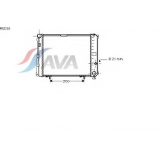 MS2210 AVA Радиатор, охлаждение двигателя