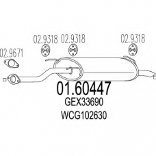01.60447 MTS Глушитель выхлопных газов конечный