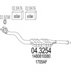 04.3254 MTS Катализатор