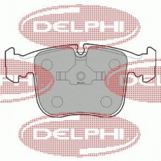 LP845 DELPHI Комплект тормозных колодок, дисковый тормоз