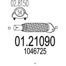 01.21090 MTS Труба выхлопного газа
