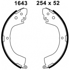 01643 BSF Комплект тормозных колодок