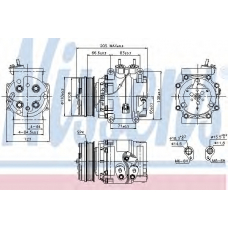 89235 NISSENS Компрессор, кондиционер