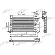 PRS3464 PATRON Радиатор, охлаждение двигателя