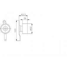 TKR 9978 TIMKEN Натяжной ролик, ремень грм