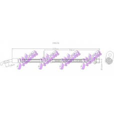 H4636 Brovex-Nelson Тормозной шланг