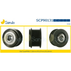 SCP90131.1 SANDO Ременный шкив, генератор