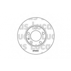 DF2553 TRW Тормозной диск