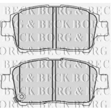 BBP2100 BORG & BECK Комплект тормозных колодок, дисковый тормоз