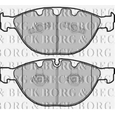 BBP2178 BORG & BECK Комплект тормозных колодок, дисковый тормоз