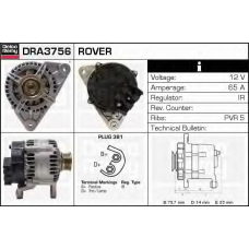 DRA3756 DELCO REMY Генератор