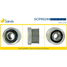 SCP90244.0 SANDO Ременный шкив, генератор