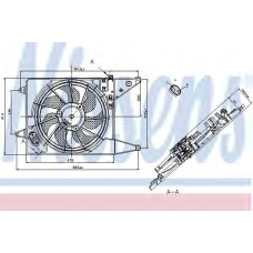 85710 NISSENS Вентилятор, охлаждение двигателя