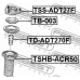 TB-003 FEBEST Подшипник качения, опора стойки амортизатора