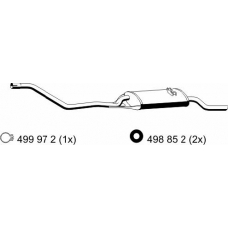 121057 ERNST Глушитель выхлопных газов конечный