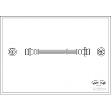 19032334 CORTECO Тормозной шланг