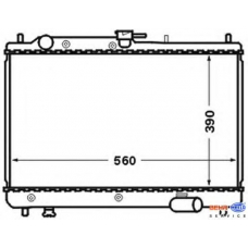 8MK 376 727-751 HELLA Радиатор, охлаждение двигателя