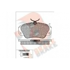 RB0989-700 R BRAKE Комплект тормозных колодок, дисковый тормоз