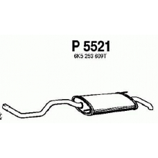 P5521 FENNO Глушитель выхлопных газов конечный