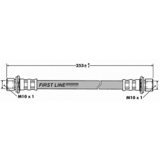 FBH7419 FIRST LINE Тормозной шланг