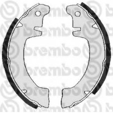 S 68 506 BREMBO Комплект тормозных колодок