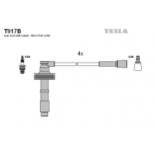 T917B TESLA Комплект проводов зажигания