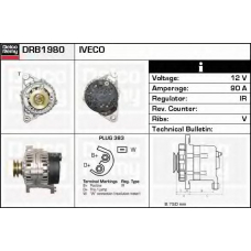 DRB1980 DELCO REMY Генератор