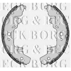 BBS6263 BORG & BECK Комплект тормозных колодок
