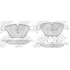PN0512 NiBK Комплект тормозных колодок, дисковый тормоз